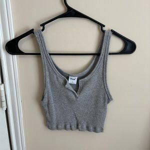 Aritzia TNA waffle notch tank